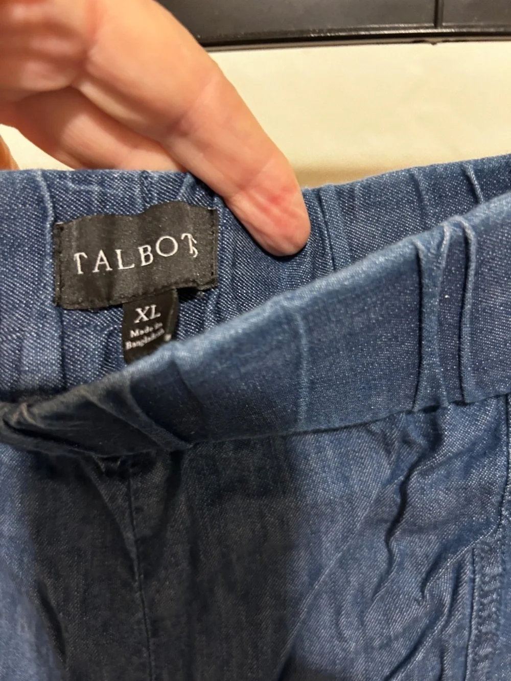 Talbots Denim pull on shorts